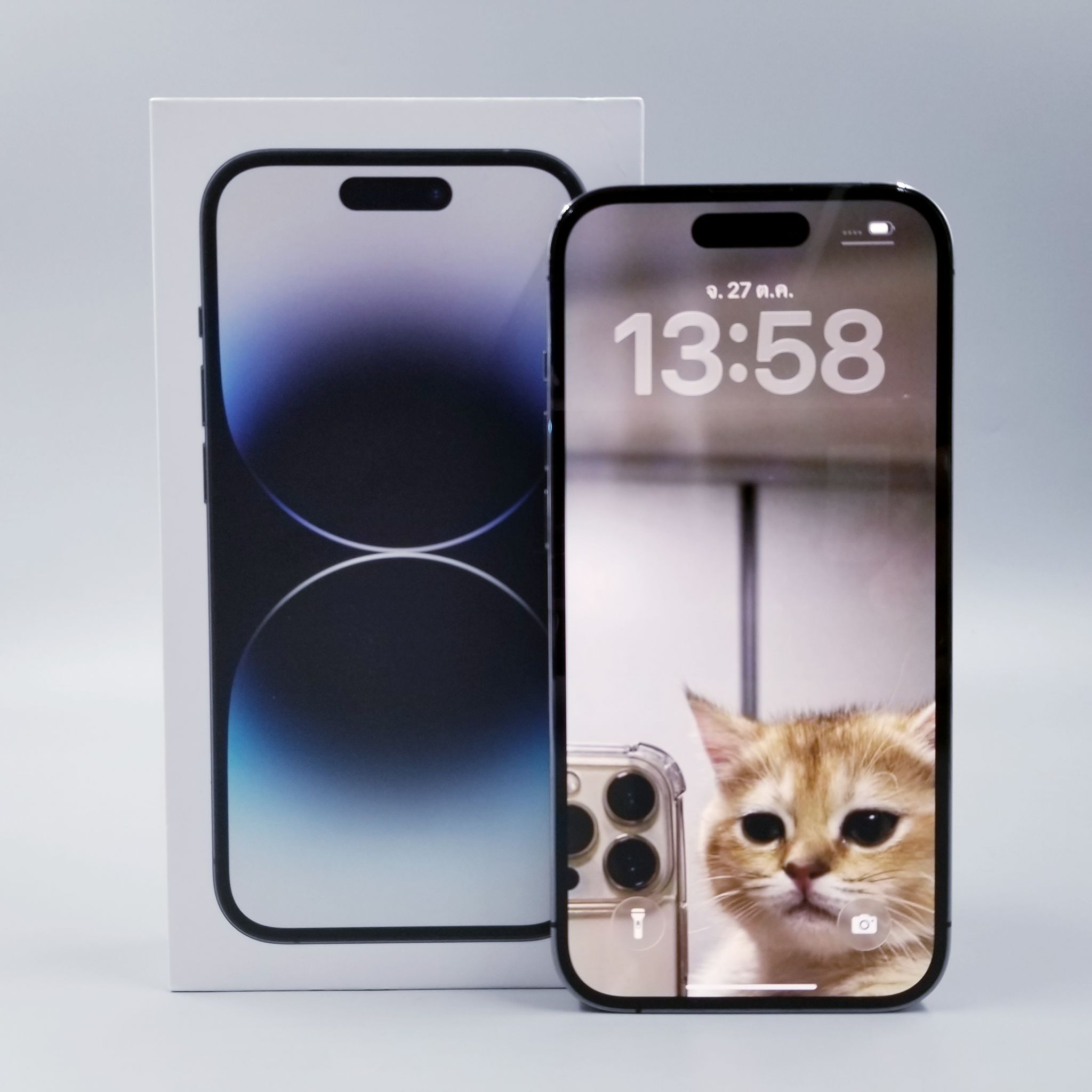 💜 iPhone 14 Pro 128GB Deep Purple 💜 💜 #มาแล้ว i 14Pro #ศูนย์แท้ แบต100% ราคาสุดคุ้ม 💜