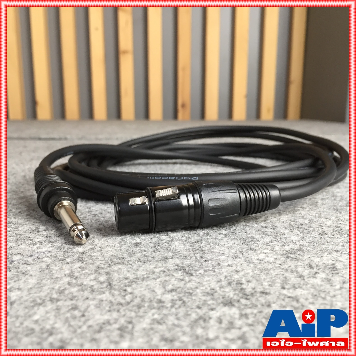 ยาว 5เมตร สายไมค์ DYNACOM J085 XLR เมีย - PHONE MONO สายสัญญาณ CANNON เมีย ออก ปลั๊กโฟน ผู้ สายต่อไมค์