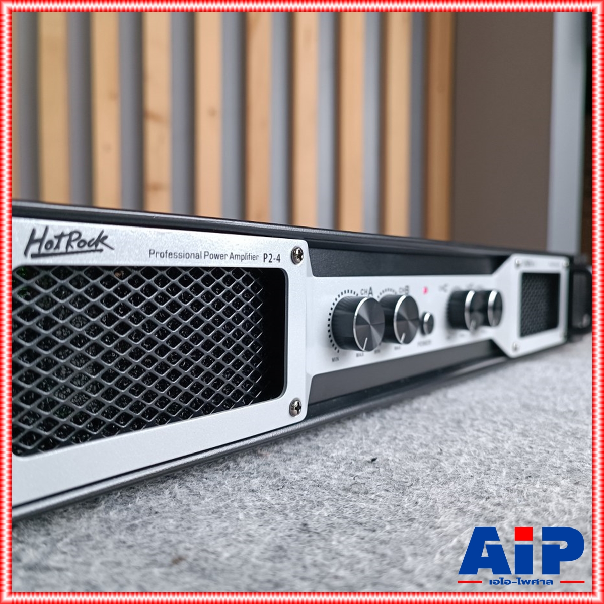 HOTROCK P2-4 poweramp 1U (มาแทนD-3535) 1.5U AV-2244C เพาเวอร์แอมป์ 4 CH ขนาด 1.5 ยู รุ่นใหม่ 350x4 วัตต์ ฮอทร็อค HOTROCK P2 4 poweramp 1U (มาแทนD3535) เอไอ-ไพศาล