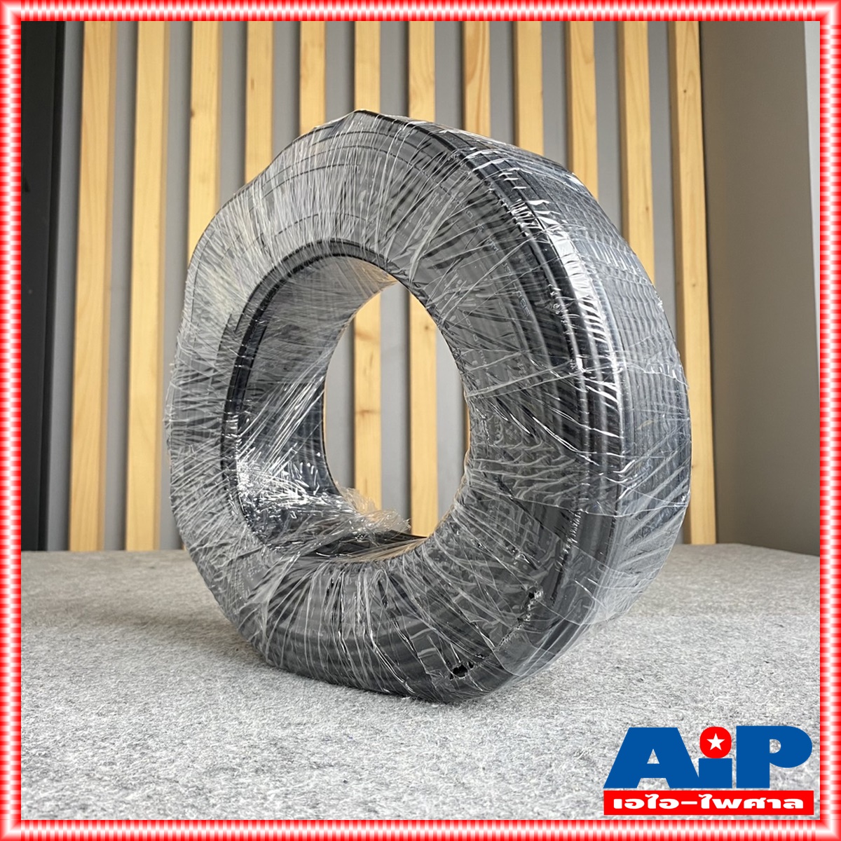 ขด100เมตร DYNACOM JSL-085 สายไมค์โมโน6MMสีดำ 100เมตร สายไมค์MONO สายสัญญาณโมโน6MM. JSL 085 JSL085 เอไอ-ไพศาล