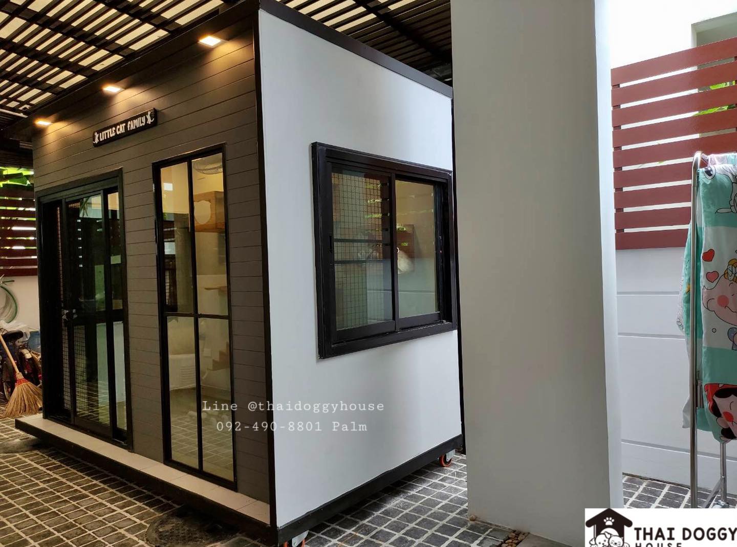 บ้านหมา แบบติดแอร์