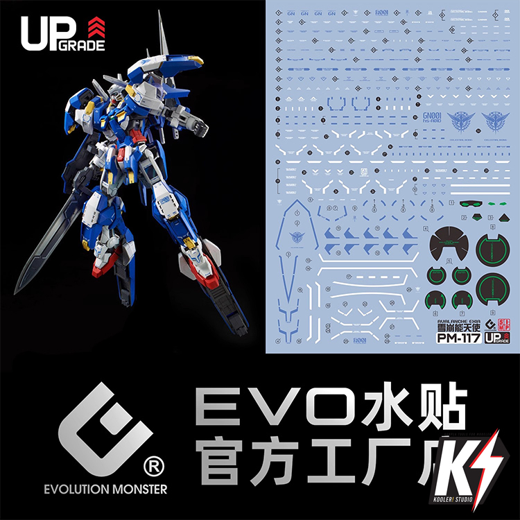 Waterdecal EVO UP Grade MG Avalanche Exia #ดีคอลน้ำสำหรับติดกันพลา กันดั้ม Gundam พลาสติกโมเดลต่างๆ