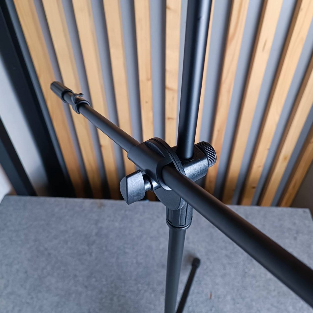 NTS ST-201A ขาไมค์บูมพร้อมคอจับ ขาไมค์บูมตั้งพื้น ฐานแฉก ST201A ST 201 A ขาตั้งไมค์ ขาไมค์ตั้งพื้นNTS ST 201A เอไอ-ไพศาล