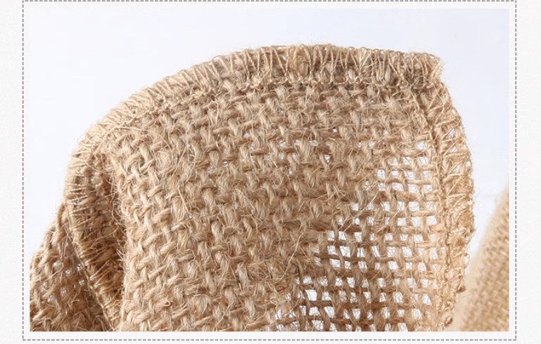 ถุงผ้ากระสอบ ใส่ขวดน้ำผึ้ง ใส่ขวดไวน์ แจกเป็น ของที่ระลึก งานแต่งงาน งานเกษียณ พิมพ์ลาย Thanks 653502