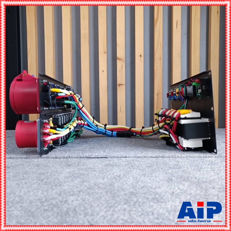 ขนาด 4U TECHCRON K3B / B9 ชุดโหลดไฟ ชุดโหลด 3 เฟส ตู้โหลดจ่ายไฟ ชุดโหลดจ่ายไฟ ปลั๊กโหลด3เฟส เพาเวอร์ปลั๊ก K3B B9 K3BB9 เอไอ-ไพศาล