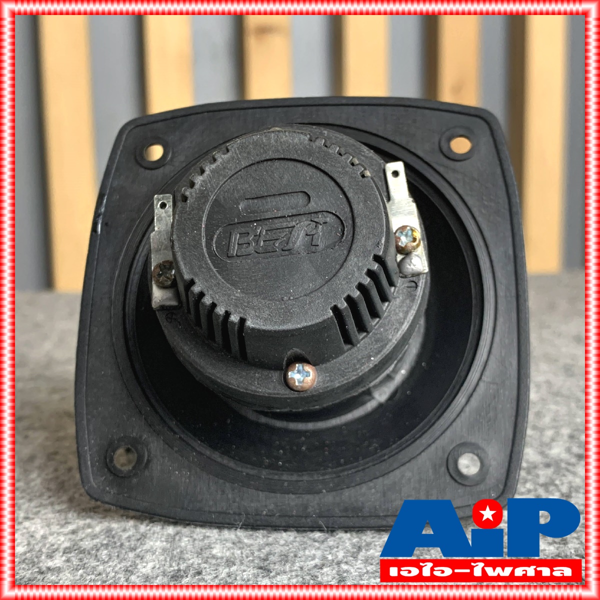 1ตัว BEST BT-16 ลำโพงเสียงแหลม BT16 BT 16 Tweeter Speaker ลำโพงเสียงแหลม เปียโซ่ ทวีตเตอร์ 3.5นิ้ว หน้าเหลี่ยม สีดำ 4-8โอห์ม