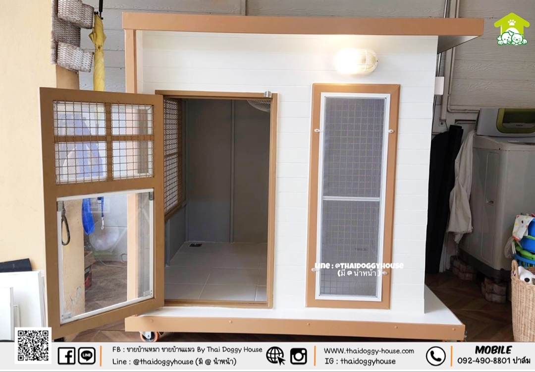 บ้านหมา บ้านแมว "𝐁𝐎𝐗 𝐒𝐓𝐘𝐋𝐄" โทนสีมินิมอล น่ารักมากๆ 🤎🤍