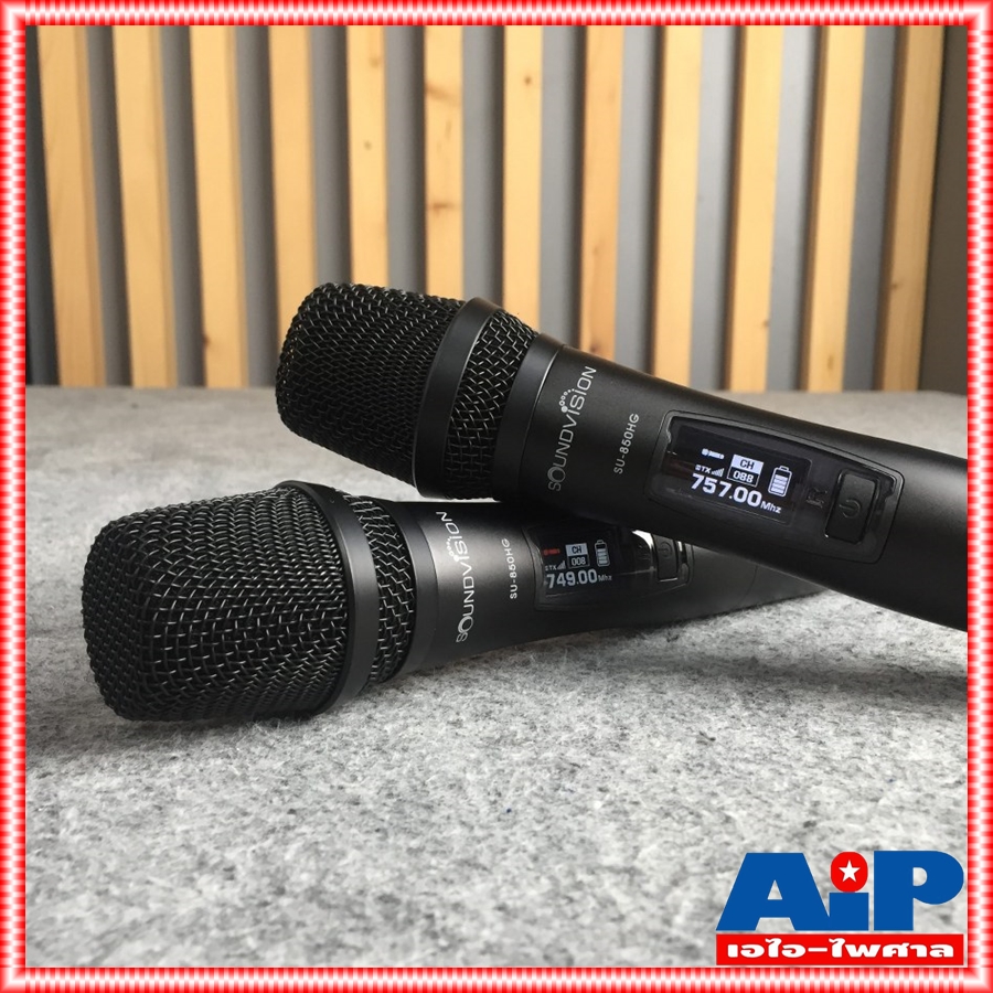 ความถี่ใหม่ กสทช SOUNDVISION SU-850DG ไมค์ลอย UHF ชุดไมค์ ไมค์ลอยมือถือคู่ SU850DG SU 850DG ไมโครโพน MIC ไมค์ลอยUHF SOUND VISION