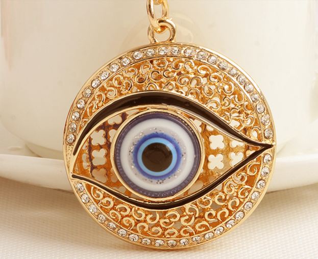 พวงกุญแจ รถยนต์ บ้าน พวงกุญแจ ติดคริสตัล รูป ดวงตา ลูกกะตา 3 มิติ ติดเพชร รอบดวงตา พวงกุญแจ ห้อยกระเป๋า ดีไซน์ เก๋ ๆ ไม่เหมือนใคร 498183