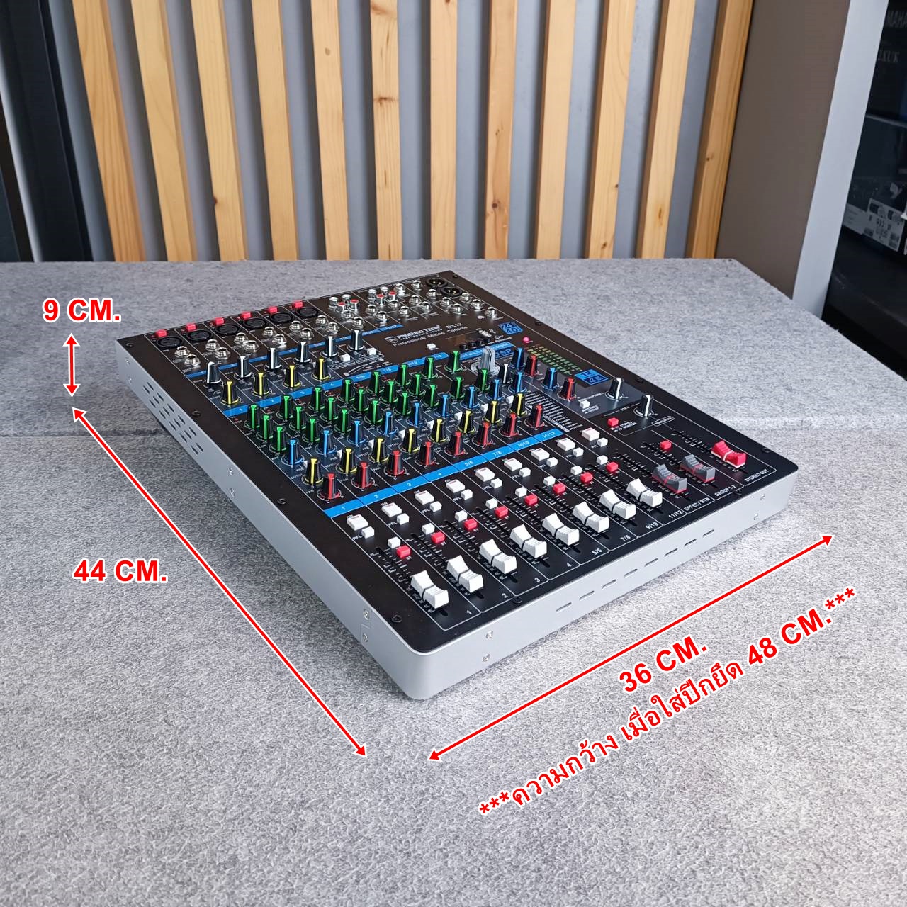 PROEUROTECH DX-12 MIXER+บูลทูส มิกเซอร์ อนาล็อก โปรยูโรเทค DX 12 DX12 เอไอ-ไพศาล