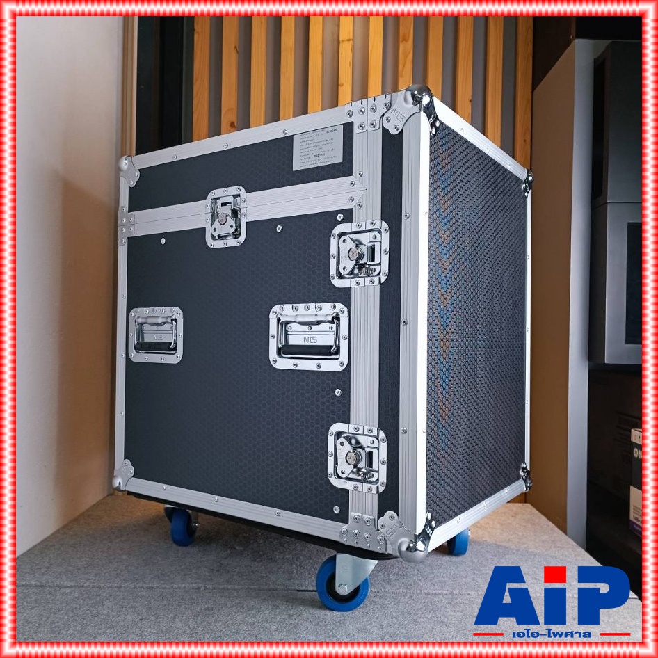 NTS RACK SC-MC12U 3ฝาลึก22นิ้ว RACK 3 ฝา พร้อมล้อ พื้นที่สำหรับเก็บเครื่องเสียง 12U SCMC12U SC MC12U ตู้เก็บเครื่องเสียง เอไอ-ไพศาล