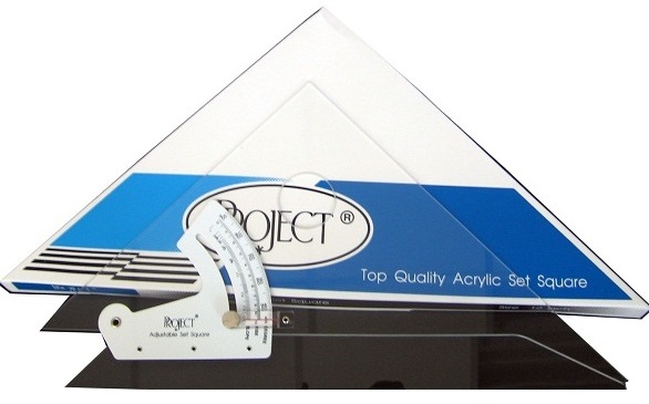 Project ฉากปรับมุม 12 นิ้ว ใช้กับโต๊ะออกแบบได้ สีขาว