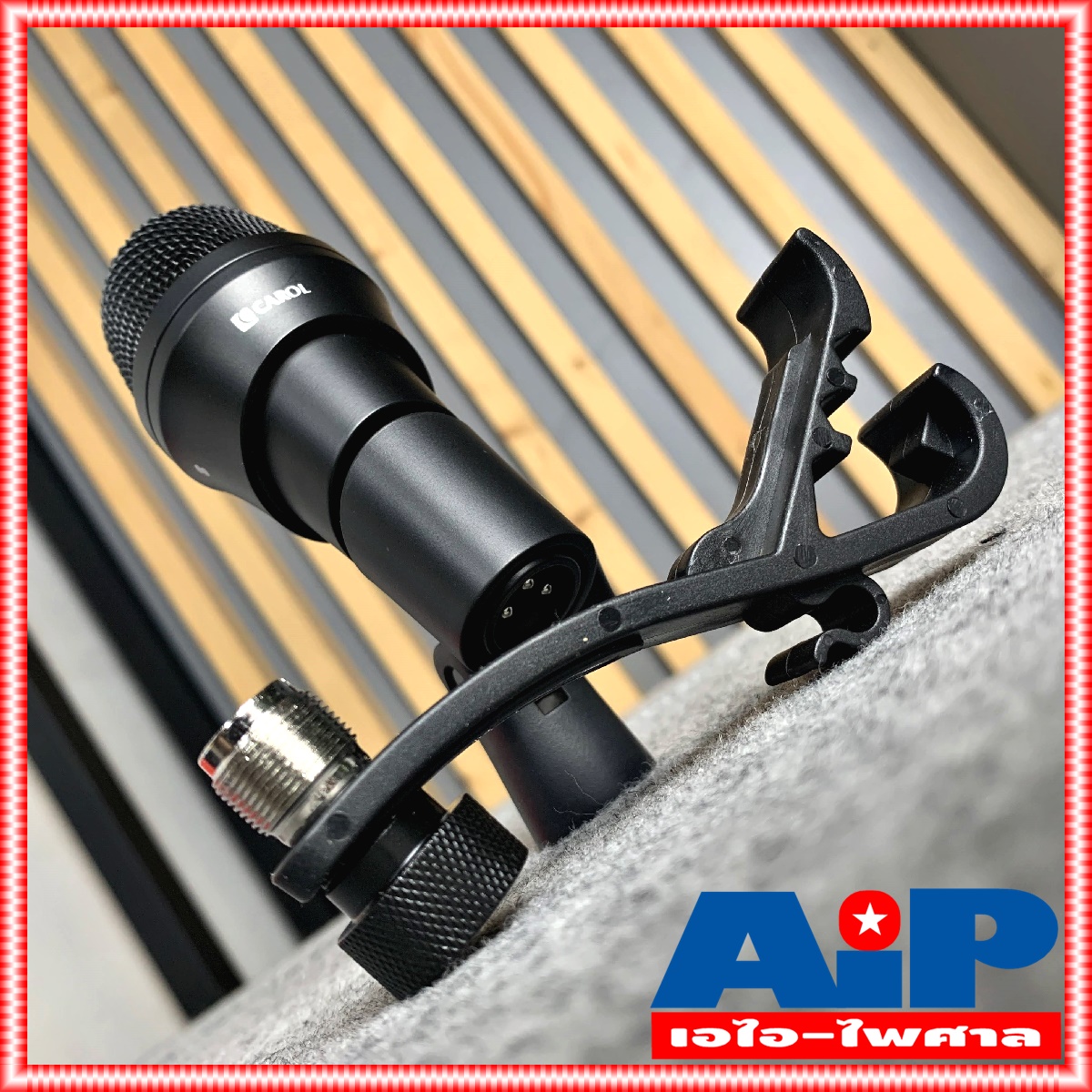 CAROL GO24 ไมค์กระเดื่อง ไมค์กลอง GO-24 ไมค์ ไมค์เครื่องดนตรี ไมค์หนีบกลอง GO 24 mic kick drums bass guitar