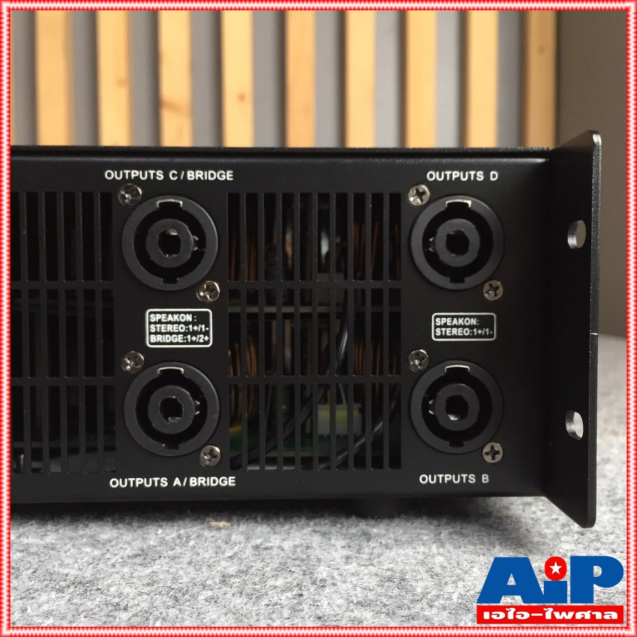 NTS DT-41200 poweramp 4CH เพาเวอร์แอมป์ เป็นพาวเวอร์ที่มี 4 ช่อง ขนาดความสูง 2U เป็นเครื่องขยายเสียง รูปแบบ CLASS D DT 41200 DT41200 เอไอ-ไพศาล