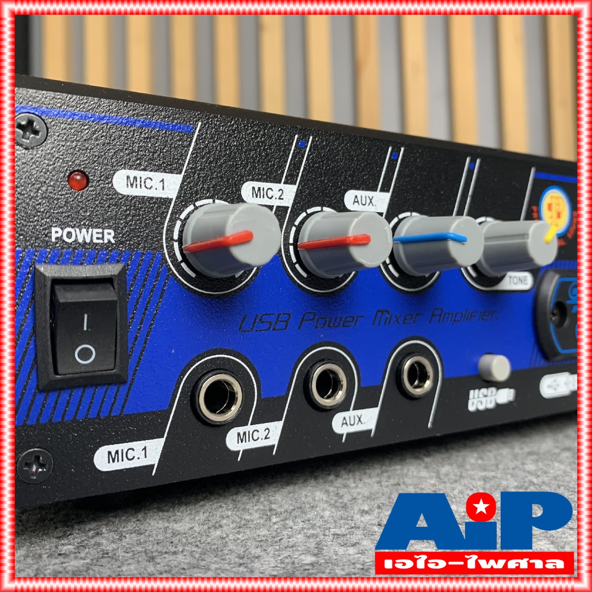 MUSIC AU-100 แอมป์ติดรถUSB แอมป์12V เครื่องกระจายเสียงติดรถยนต์ AU 100 AU100 เครื่องขยายเสียงติดรถยนต์ เอไอ-ไพศาล