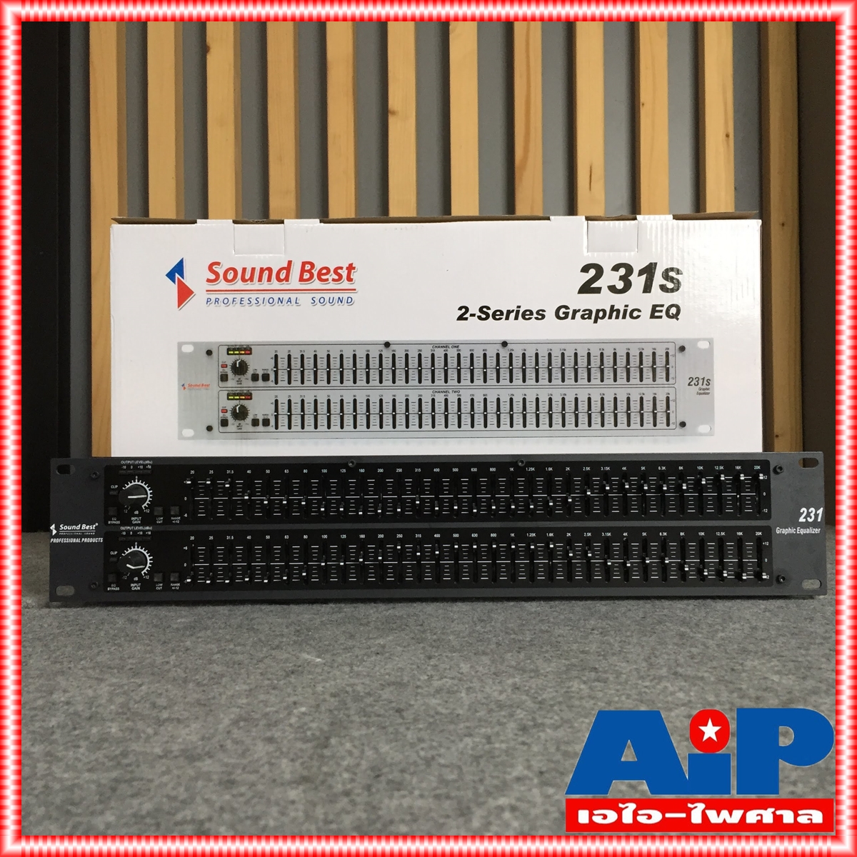 SOUNDBEST 231B EQ Eqlizer 231 อีคิวซาด์เบส 231 Sound Best ซาวด์เบส อีคิวอีควอไลเซอร์31ช่อง เอไอ-ไพศาล +++