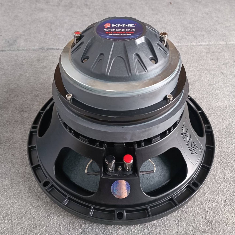 KANE 12 ชนะเลิศ 75 ลำโพง12นิ้ว พร้อม ปาก LINE ARRAY ดอกตู้ลำโพง ดอกลำโพงกลางแจ้ง ดอกลำโพง12นิ้ว600วัตต์ คาเน่ รุ่น 12ชนะเลิศ75 เอไอ-ไพศาลคาเน่ เอไอ-ไพศาล