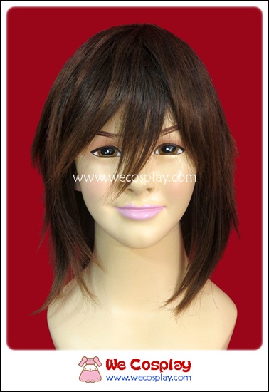 วิกผมคอสเพลย์ ทรงผู้ชาย สีน้ำตาลไฮไลท์ Brown Cosplay Wig