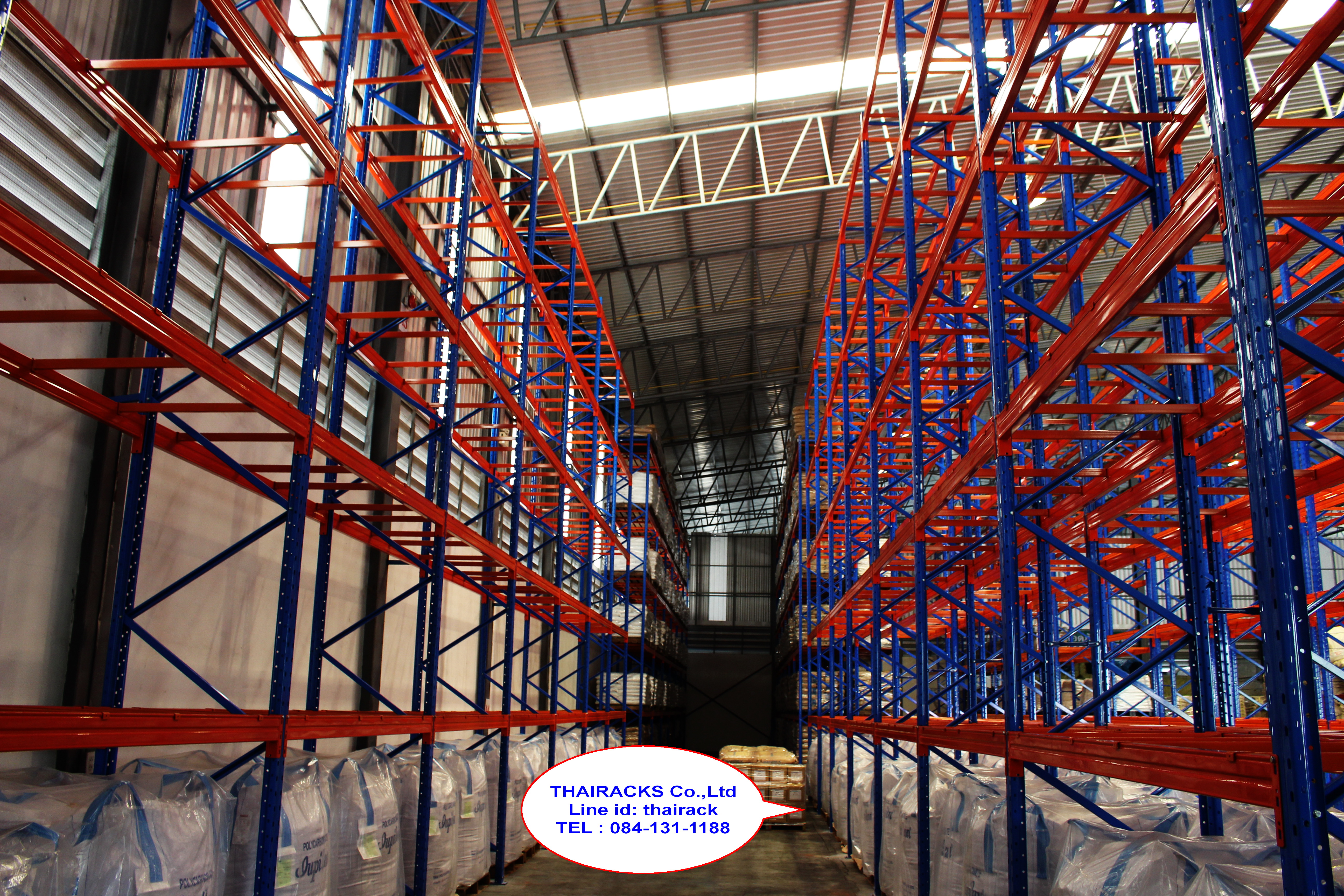 ซื้อขายSelective Rack Systemชั้นเก็บสินค้าในโรงงานอุตสาหกรรมByนัสไทยแร็คส์
