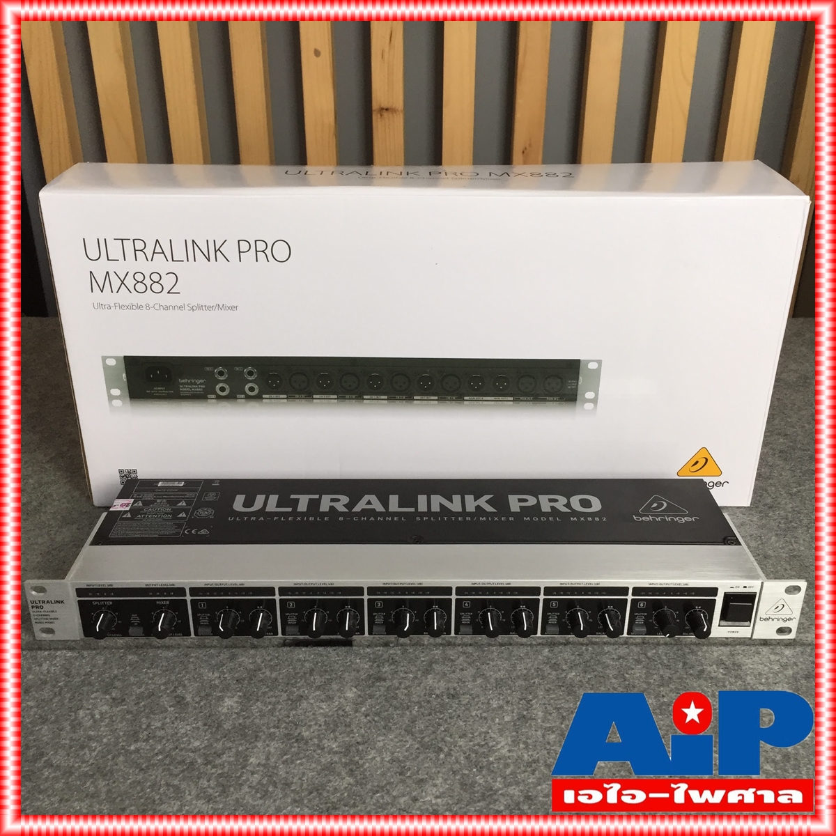 BEHRINGER MX-882 ULTRALINK SPLITTER MX 882 MX882 เครื่องLINKสัญญาณ เครื่องลิงค์สัญญาณ เอไอ-ไพศาล +++
