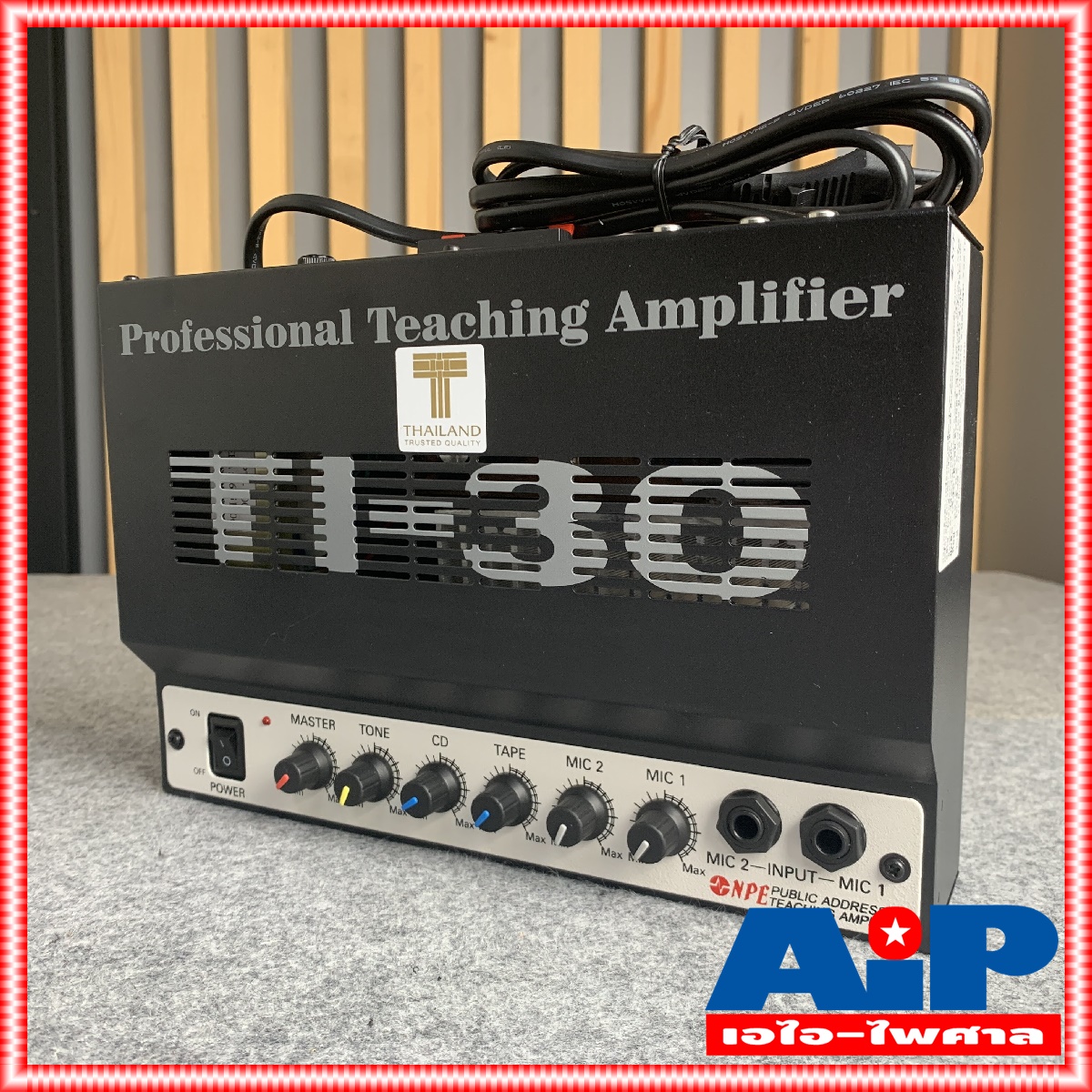 NPE TI30 TEACHING AMP แอมป์ ติดผนัง TI 30 เครื่องขยาย ติดห้องเรียน TI-30 เครื่องเสียง ห้องเรียน เอไอ-ไพศาล