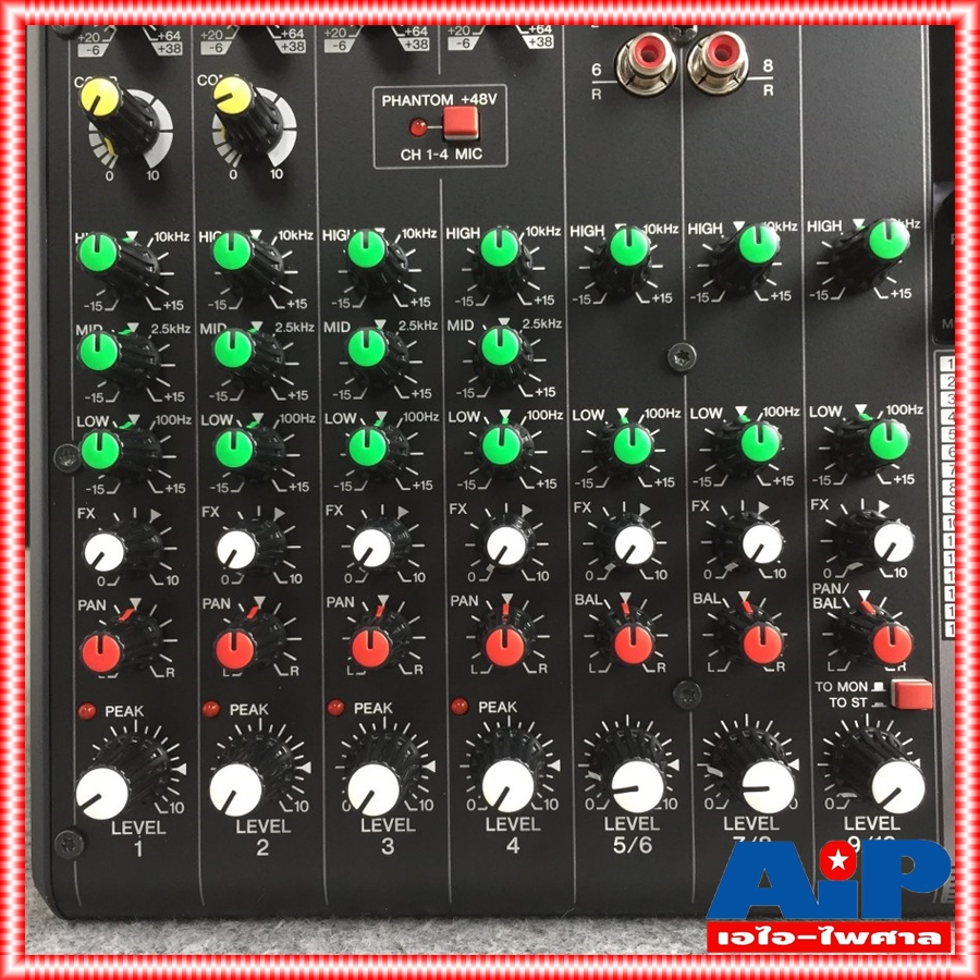 YAMAHA MG-10X mixer มิกเซอร์แบบอนาล็อค 10 ช่องสัญญาณ มีเอฟเฟคแท้ในตัว MG 10 X MG 10X MG10X เอไอ-ไพศาล