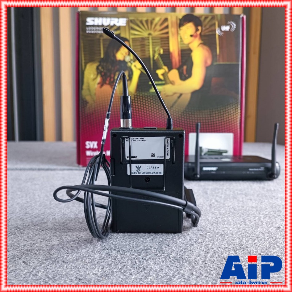 SHURE SVX14TH/PGA31 ไมค์คาดหัว ไมค์ลอย คาดศรีษะเดี่ยว ย่าน UHF SVX 14 TH / PGA 31 SVX 14 TH / PGA 31 เอไอ-ไพศาล +++