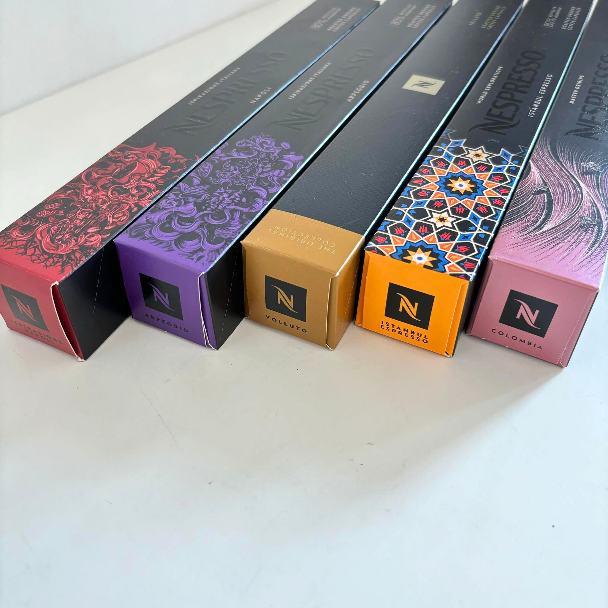 🍁แพ็ค 5 กล่อง🍁 แคปซูลกาแฟ เนสเพรสโซ่ Capsules Nespresso ของแท้ 💯10 แคปซูล / กล่อง P5-1