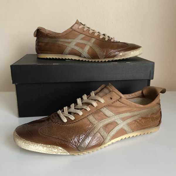 รองเท้า โอนิ Nippon Made Mexico 66 Brown Chi-en-Bi (USED สภาพ 90 %) No box