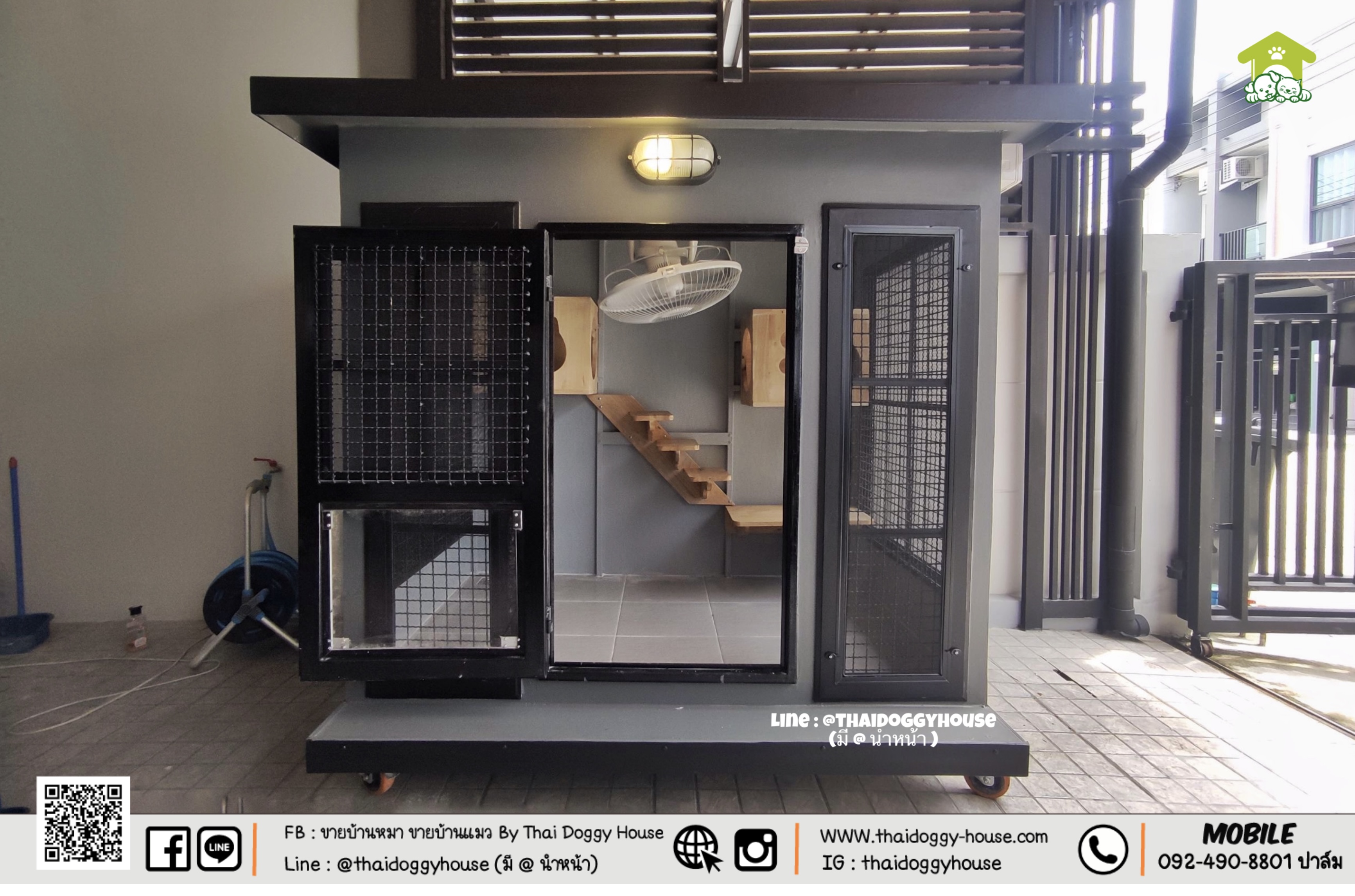 บ้านหมา บ้านแมว " 𝐁𝐎𝐗 𝐒𝐓𝐘𝐋𝐄 𝐁𝐘 𝐓𝐇𝐀𝐈 𝐃𝐎𝐆𝐆𝐘 𝐇𝐎𝐔𝐒𝐄 " &#x