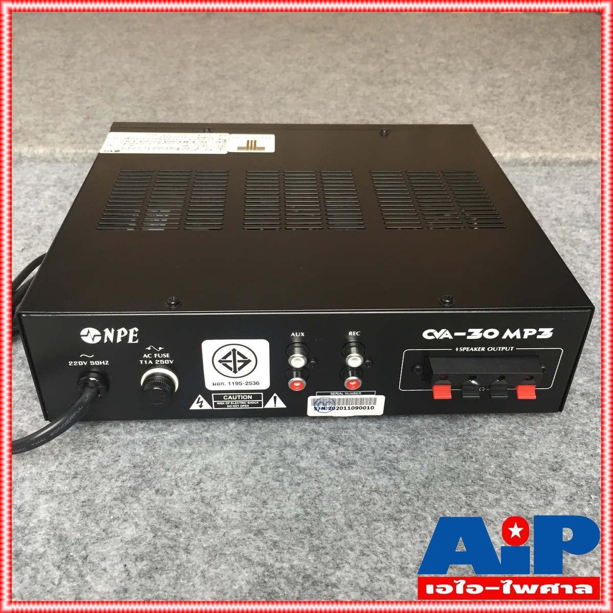 NPE CVA-30MP3 แอมป์ เครื่องขยายเสียง เครื่องขยายเสียงสำหรับห้องประชุม CVA 30MP3 CVA30MP3 AMP เอไอ-ไพศาล