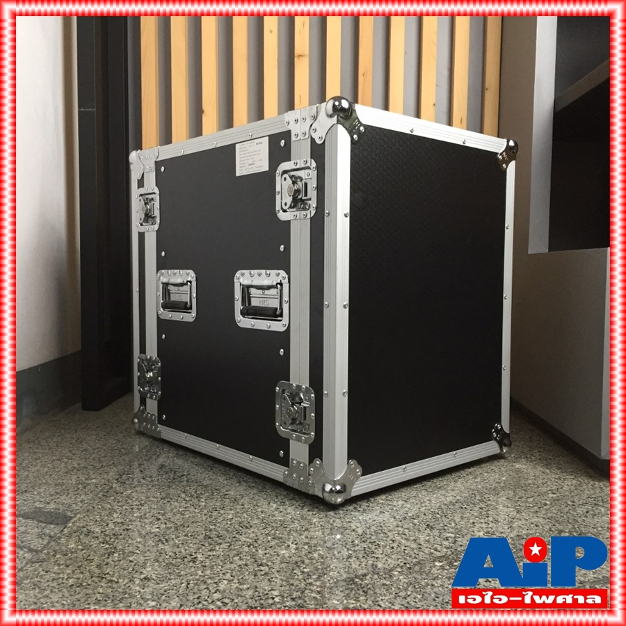 NTS SC-R14U RACKไม้ ผิวสีดำ ลึก20" +พร้อมล้อ แร็คไม้พร้อมล้อ RACK SCR14U กล่องใส่เครื่องเสียง กล่องแร็ค กล่องRACK