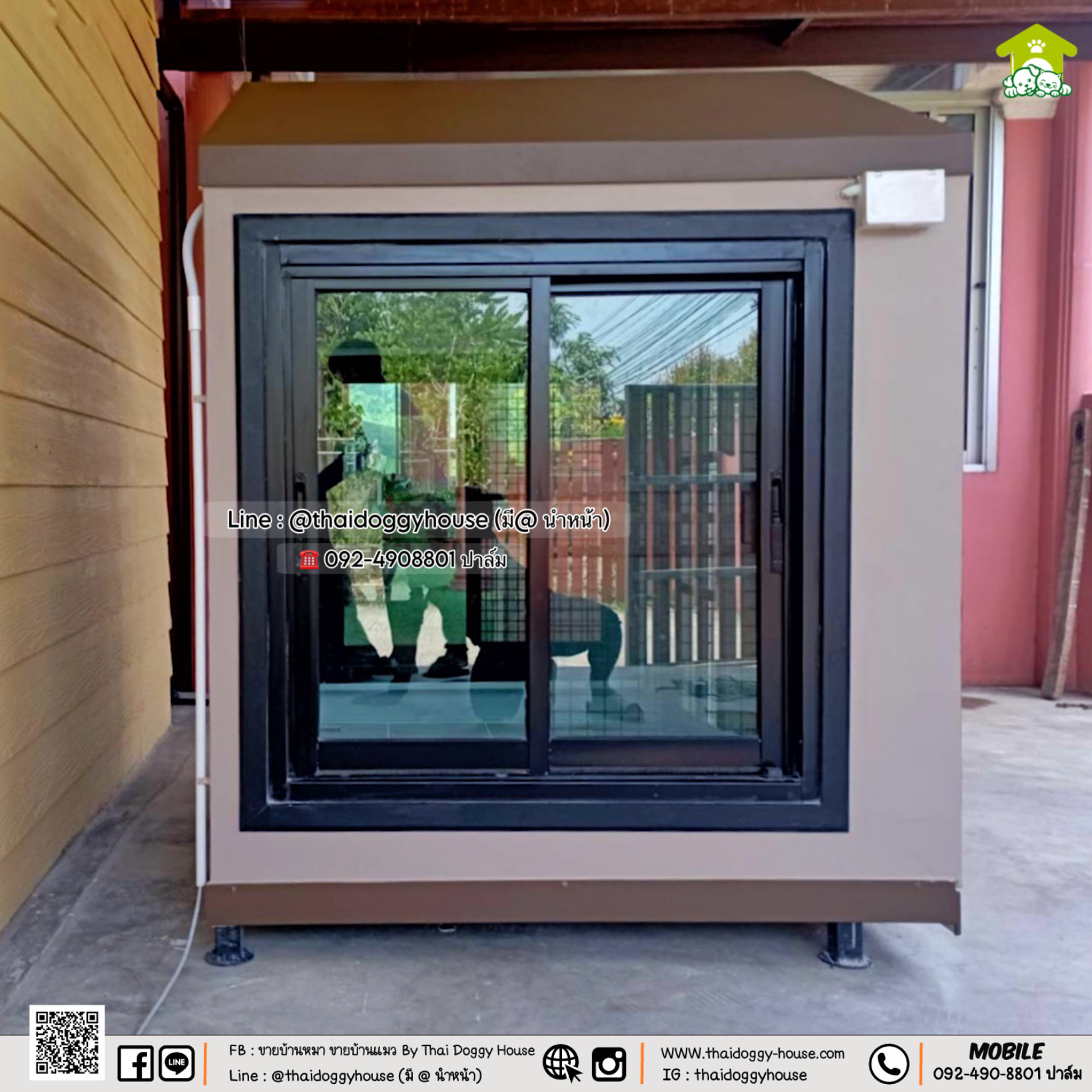 บ้านหมา บ้านแมว บ้านสัตว์เลี้ยง 𝐓𝐡𝐚𝐢 𝐝𝐨𝐠𝐠𝐲 𝐡𝐨𝐮𝐬e แบบบ้าน 𝗠𝗜𝗡𝗜𝗠𝗔𝗟