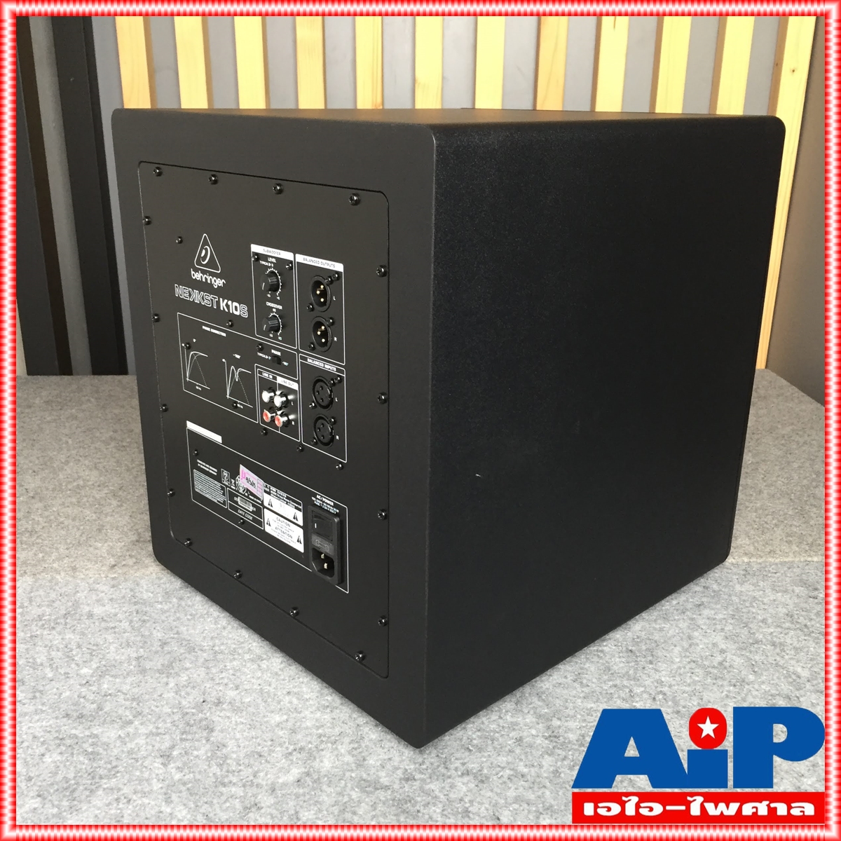 BEHRINGER K10S ACTIVE SUBWOOFER ตู้ซับเบส ตู้ซับมีแอมป์ ดอก10นิ้ว ของแท้มีประกันบริษัทบูเช่ เอ-ไพศาล +++