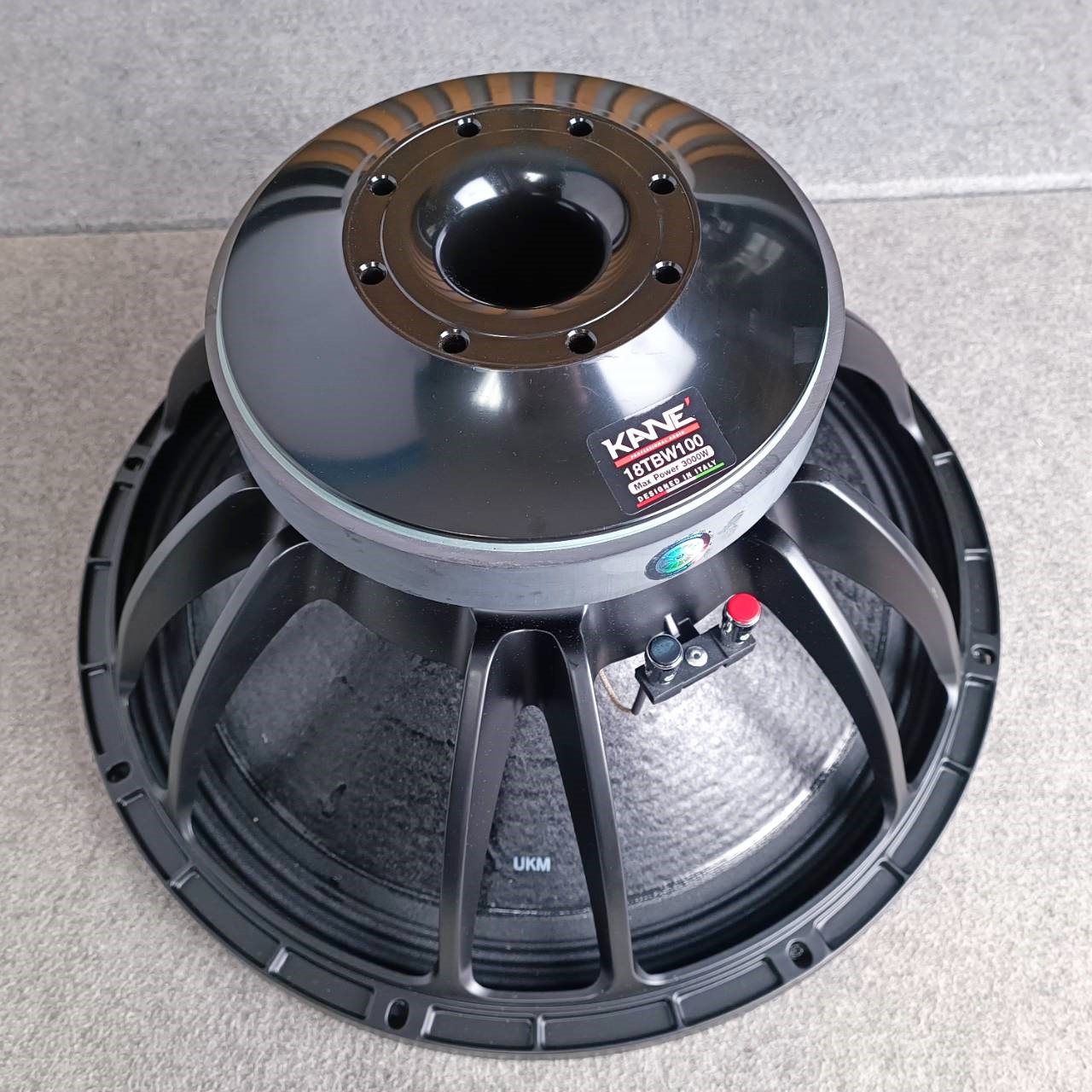 สินค้าเสียหายจากการขนส่ง KANE 18TBW100 ลำโพง18" โครงหล่อ 16Kg ขอบแตกเยอะเสียงไม่เบียด โครงหล่อ แข็งแรงทนทาน แม่เหล็กขนาดใหญ่ สไปเดอร์ 2ชั้น วอยล์ 4นิ้ว เอไอ-ไพศาล