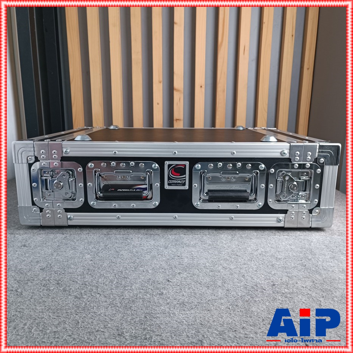 COMPACT B-3U สีดำ RACK ลึก21นิ้ว แร็ค กล่องใส่เครื่องเสียง กล่องRACK แร็คลึก21นิ้ว กล่องแร็คสีดำ เอไอ-ไพศาล