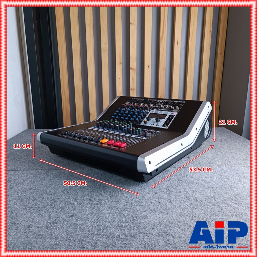 PROEUROTECH PMX-P6650FX POWERMIXER+บูลทูส เพาเวอร์มิกเซอร์ รุ่นใหม่ โปรยูโรเทค 6 ช่อง 650 วัตต์ PMX P6650 FX PMXP6650FX เอไอ-ไพศาล