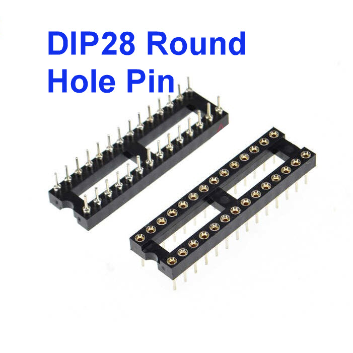DIP28 Round Hole Pin Pitch 2.54mm