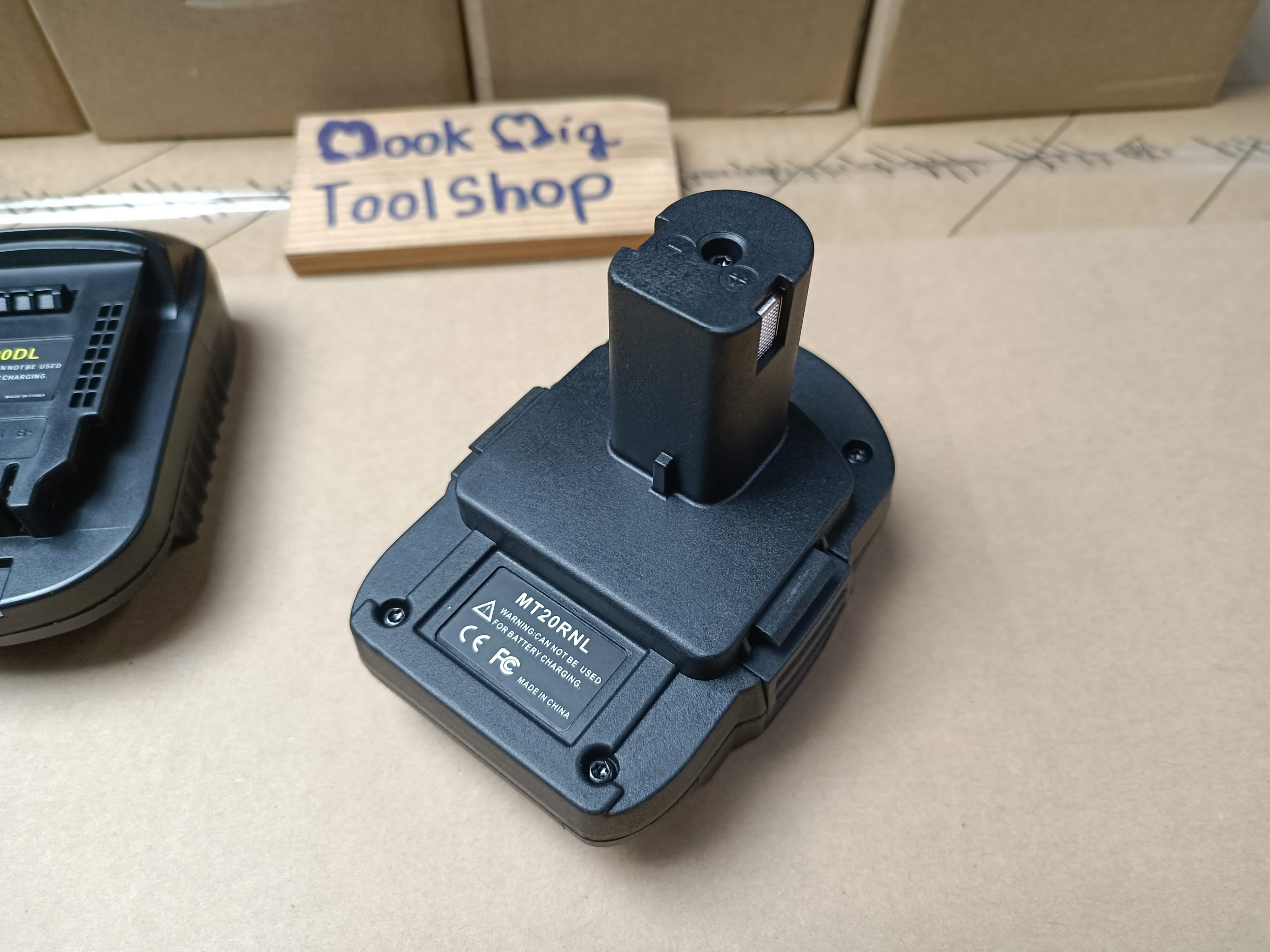 ตัวแปลงแบต Adapter For Makita 18V ให้ใช้กับสว่านยี่ห้อต่าง ดังนี้ Bosch , Milwaukee , Dewalt , Ryobi
