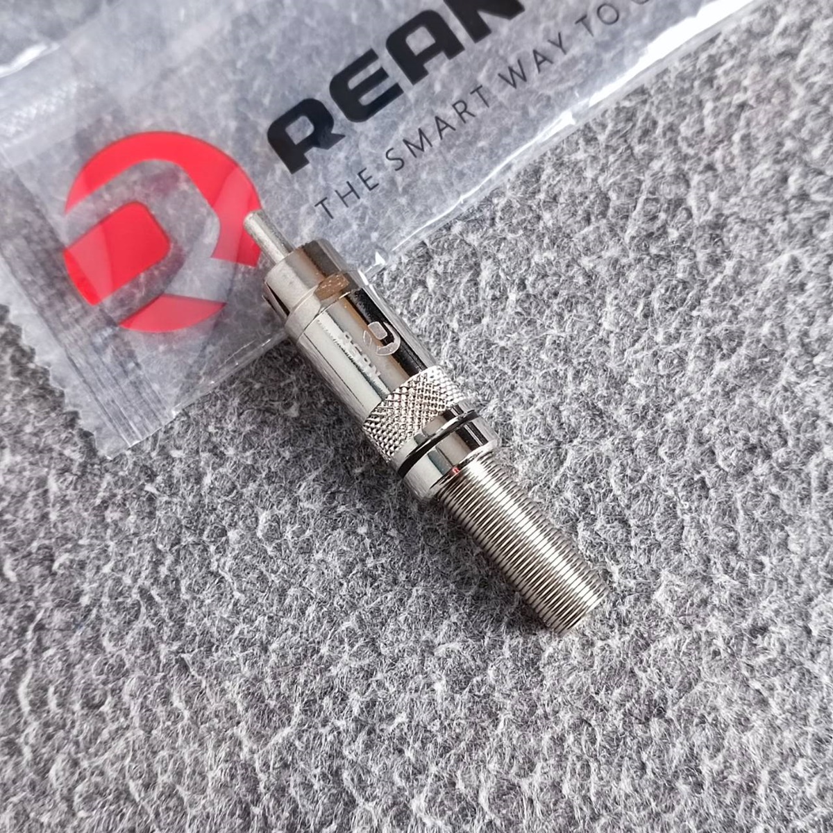 P.RCA REAN คาดสีดำ NYS-366-0 แจ็คอาร์ซีเอตัวผู้ ปลั๊ก RCA สำหรับเข้าสาย ต่อ สายสัญญาณ RCA เอไอ-ไพศาล