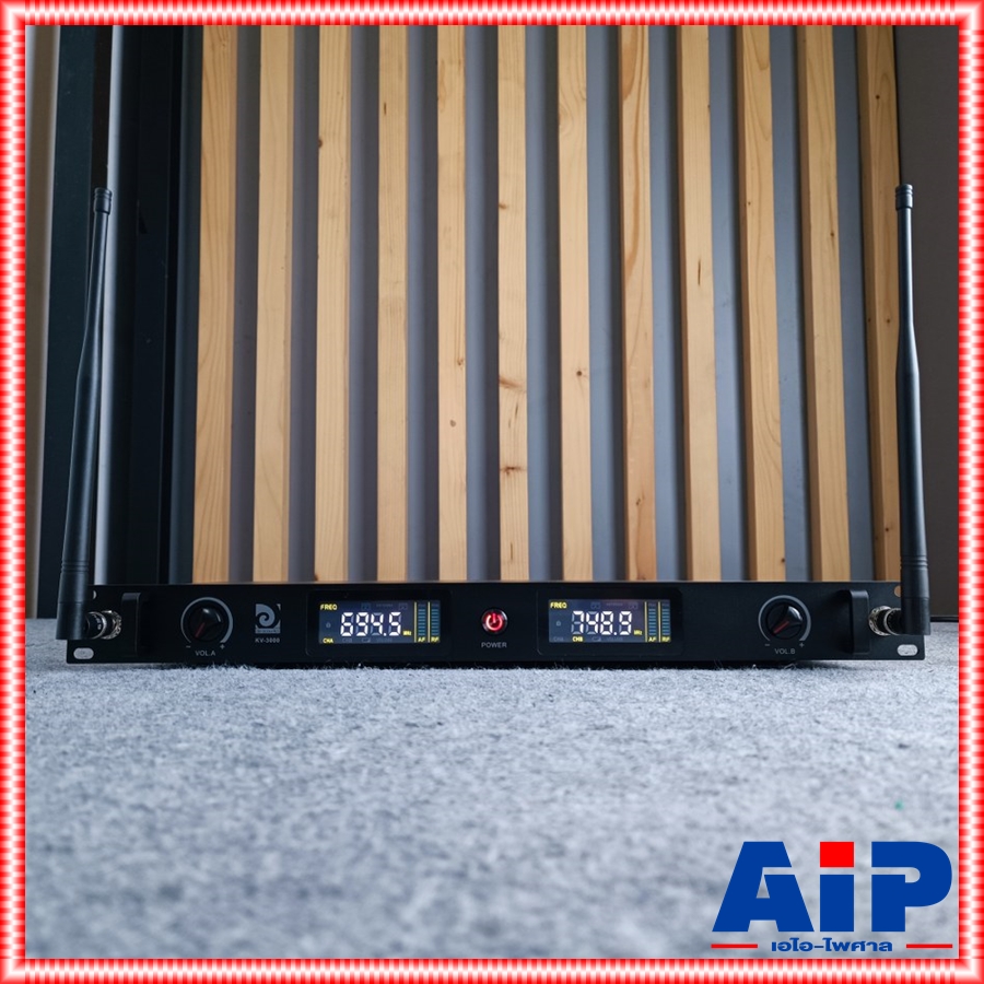 ความถี่ใหม่ กสทช DE ACOUSTIC KV-3000 ไมค์ลอยคู่ ไมค์ลอย ไมค์ลอยแบบถือ ไมค์ไร้สาย KV 3000 KV3000 ไมโครโฟน ไมค์ลอยถือคู่ เอไอ-ไพศาล