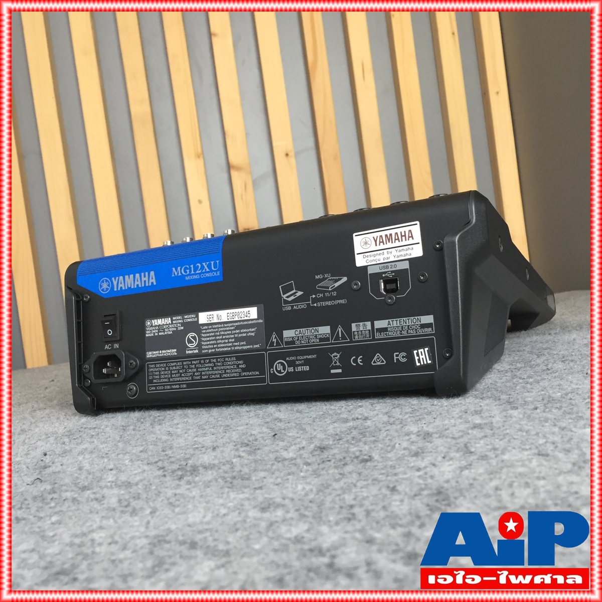 YAMAHA MG12XU MIXER สินค้าของแท้มีใบรับประกัน MG 12 XU MG12 XU MG-12XU MG-12 XU มิกเซอร์ 2ช่อง มีเอฟเฟค เอไอ-ไพศาล +++