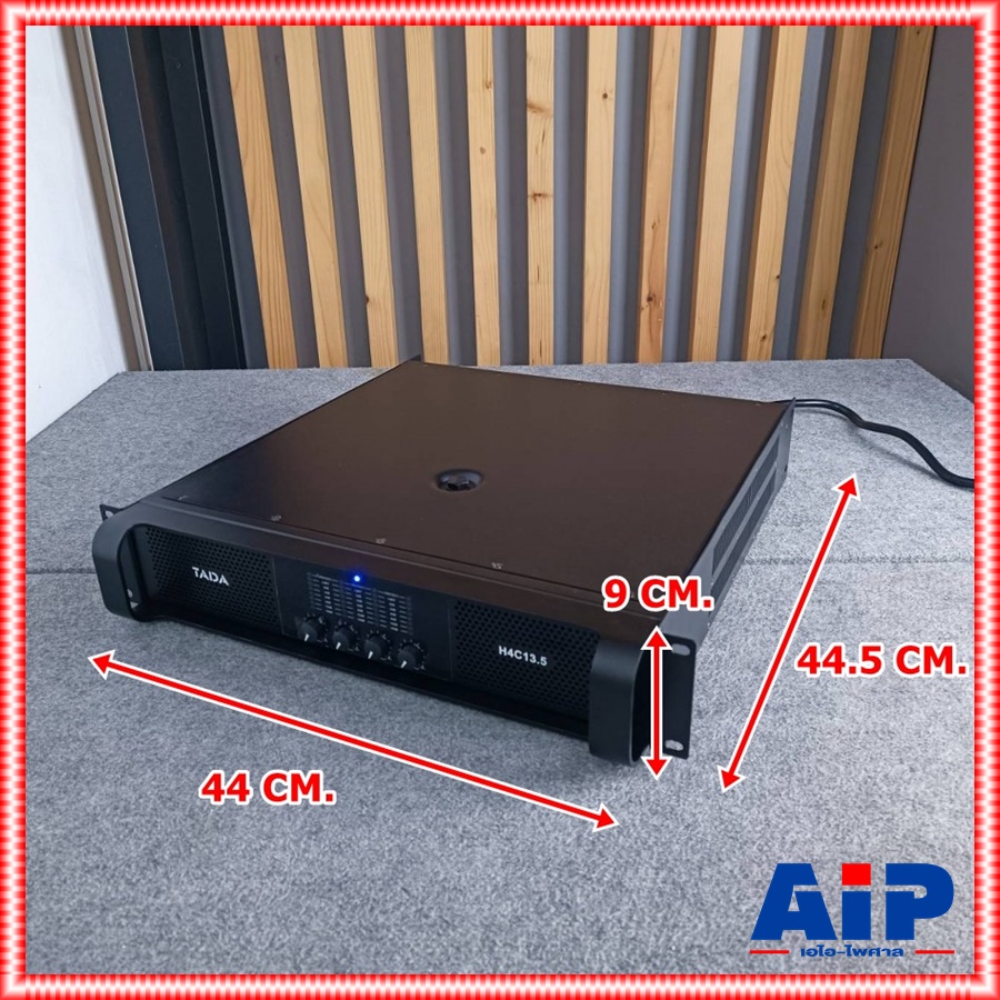 TADA H4C13.5 4CH x 1350W. เพาเวอร์แอมป์ 4 แชลแนล คลาส H POWER AMP H4C 13.5 H4 C13.5 1350วัตต์ x 4CH CLASS H tada ธาดา เครื่องขยายเสียง เอไอ-ไพศาล