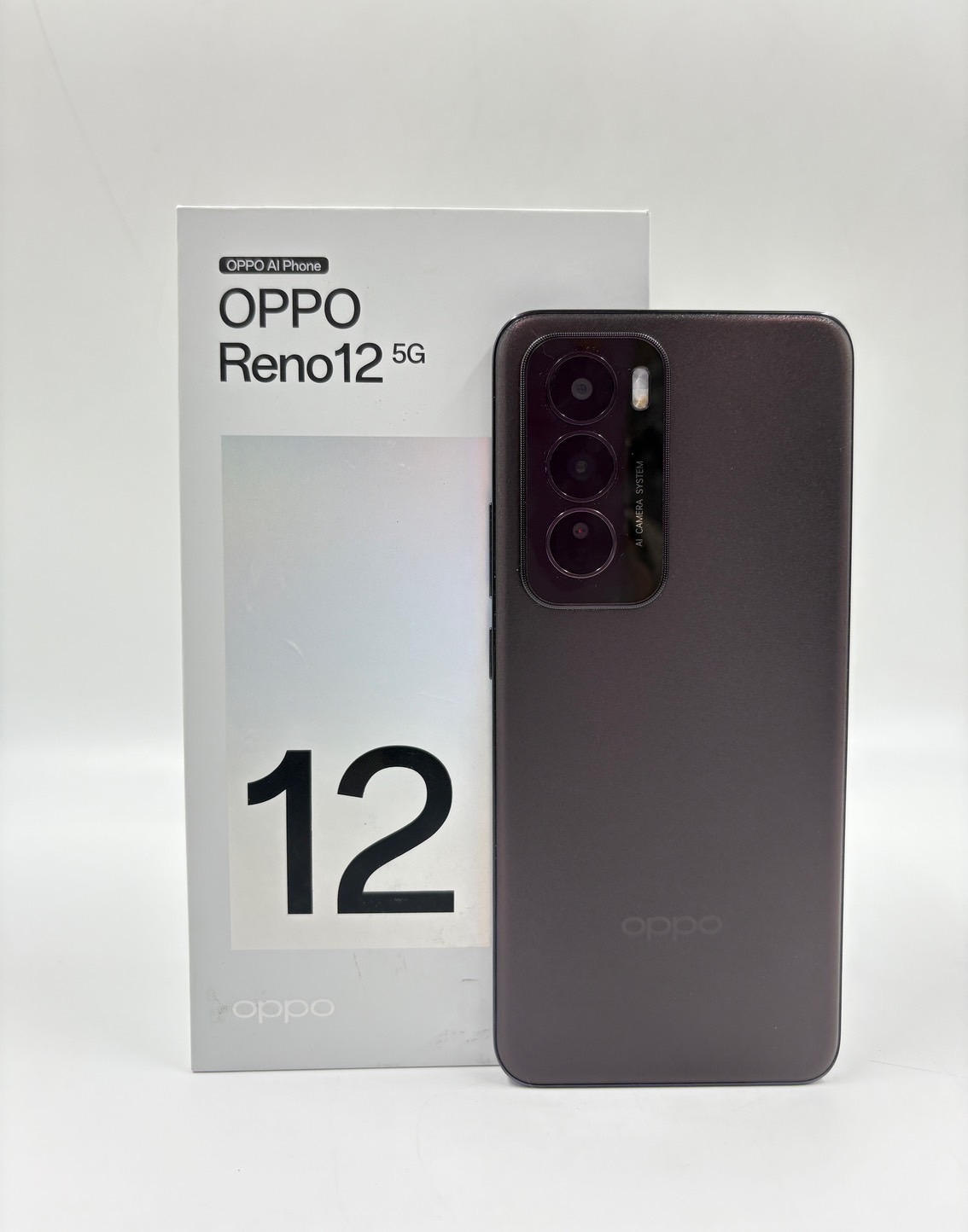 🐸 อย่าช้า❗️Reno12 จอใหญ่ สภาพดี ❗️🐸 🎃 OPPO Reno12 (12+256GB) Matte Brown (5G) 🎃