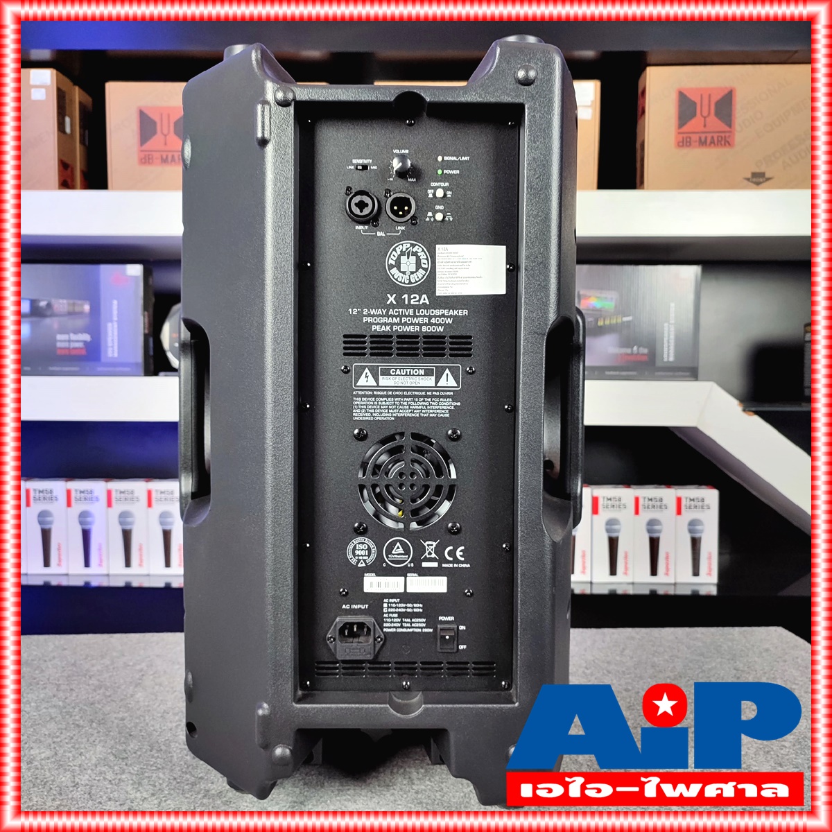 สินค้าใหม่ ลดล้างสต็อค TOPPPRO X-12A ตู้ลำโพง 12นิ้ว by alto ตู้ ลำโพง ตู้ลำโพงมีแอมป์ในตัว X 12 A X12A X 12A active speaker เอไอ-ไพศาล