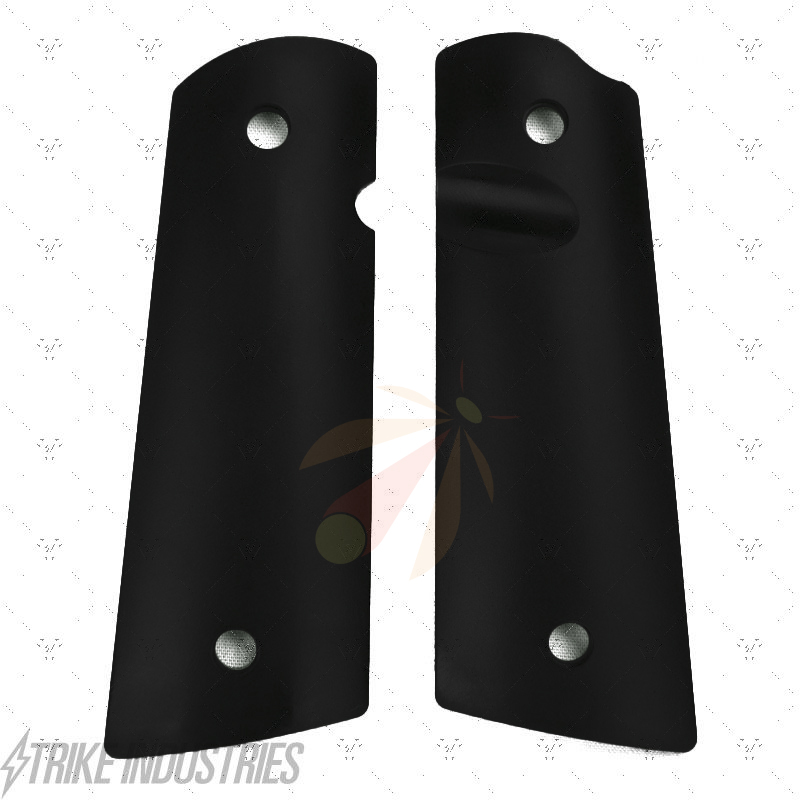 1911 PX™- 08 Standard Size - Pistol Grips (Flag Pattern, Semi-Gloss Black) PX-08