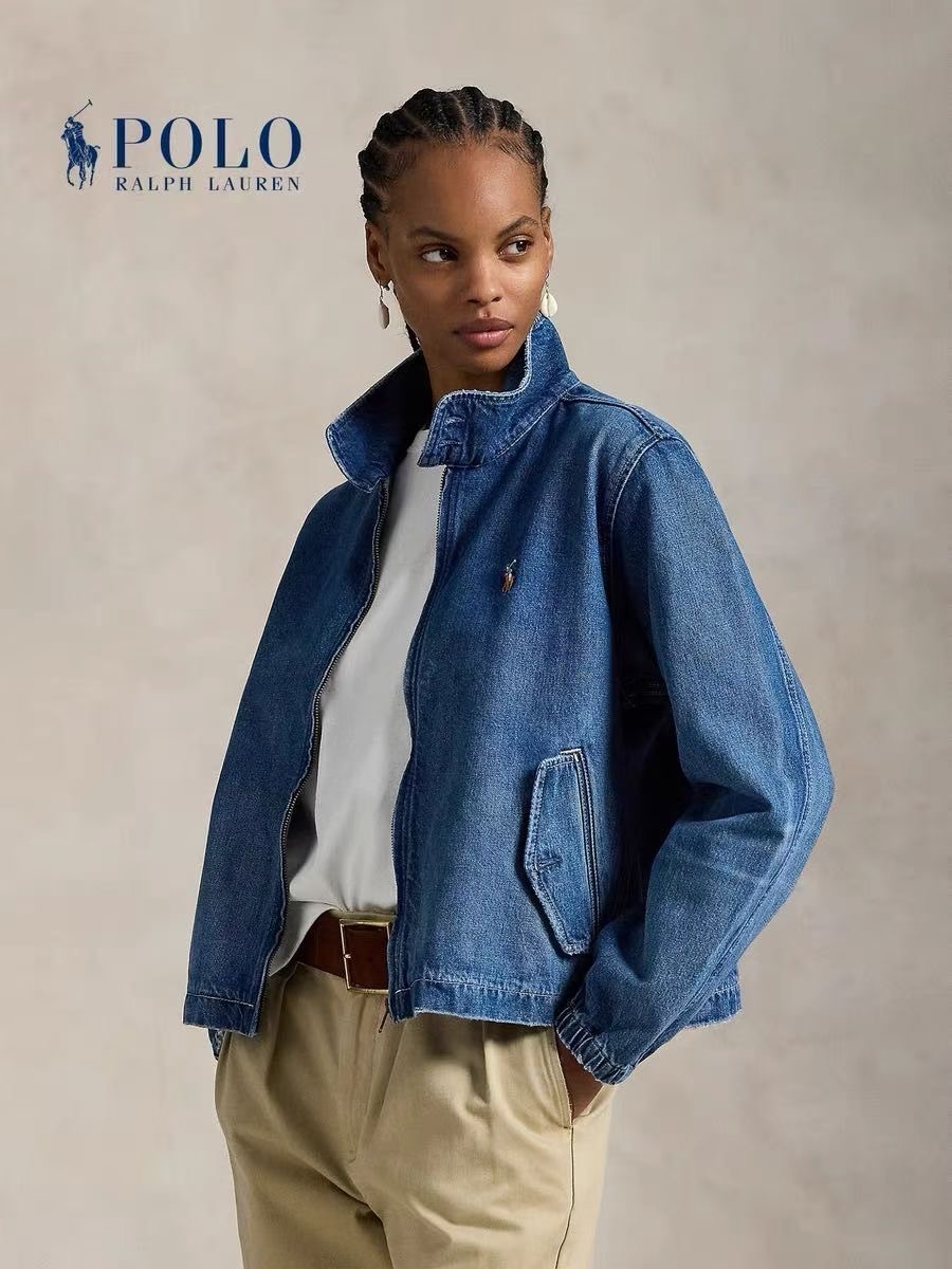 **do** เสื้อใส่กันลมกันแดด Ralph Lauren Jacket Denim ของผู้หญิง สินค้าใหม่ ของแท้