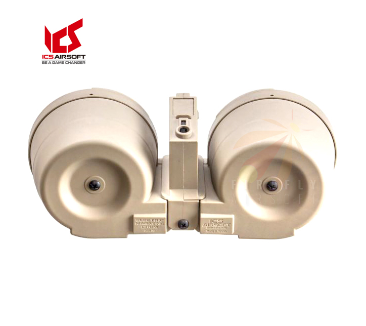 ICS MC-202 ELECTRIC DRUM MAGAZINE-TAN