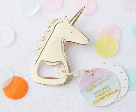 ของชำร่วยงานแต่งงาน ของที่ระลึก ที่เปิดขวด ม้า ยูนิคอร์น สีทอง ของตกแต่งงานแต่ง ธีม เทพนิยาย ของให้แขก เก๋ ๆ 614766