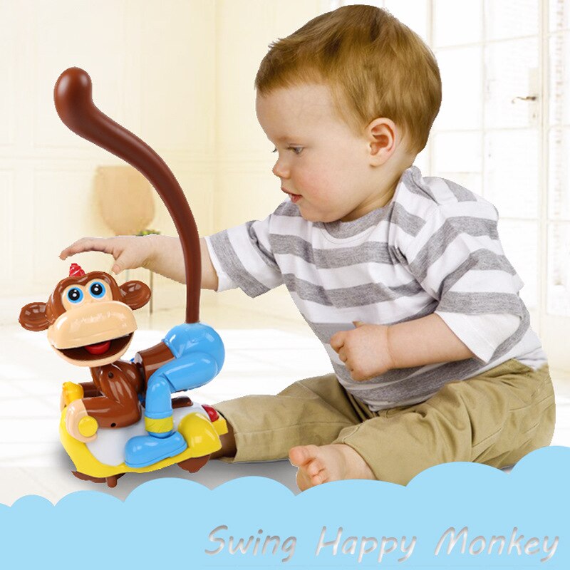 6501 ของเล่นลิงโยนห่วงใส่ถ่าน ปลอดสาร กล่องใหญ่ ชิ้นละ